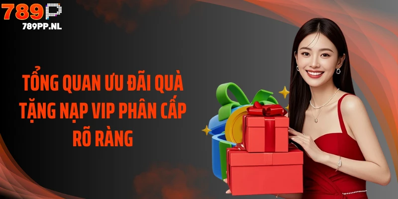 Tổng quan ưu đãi quà tặng nạp VIP phân cấp rõ ràng